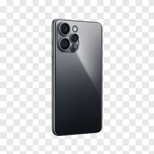 Futuristic Smartphone Camera PNG Design