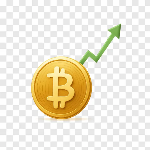 Bitcoin Chart PNG Graphic For Financial Trading