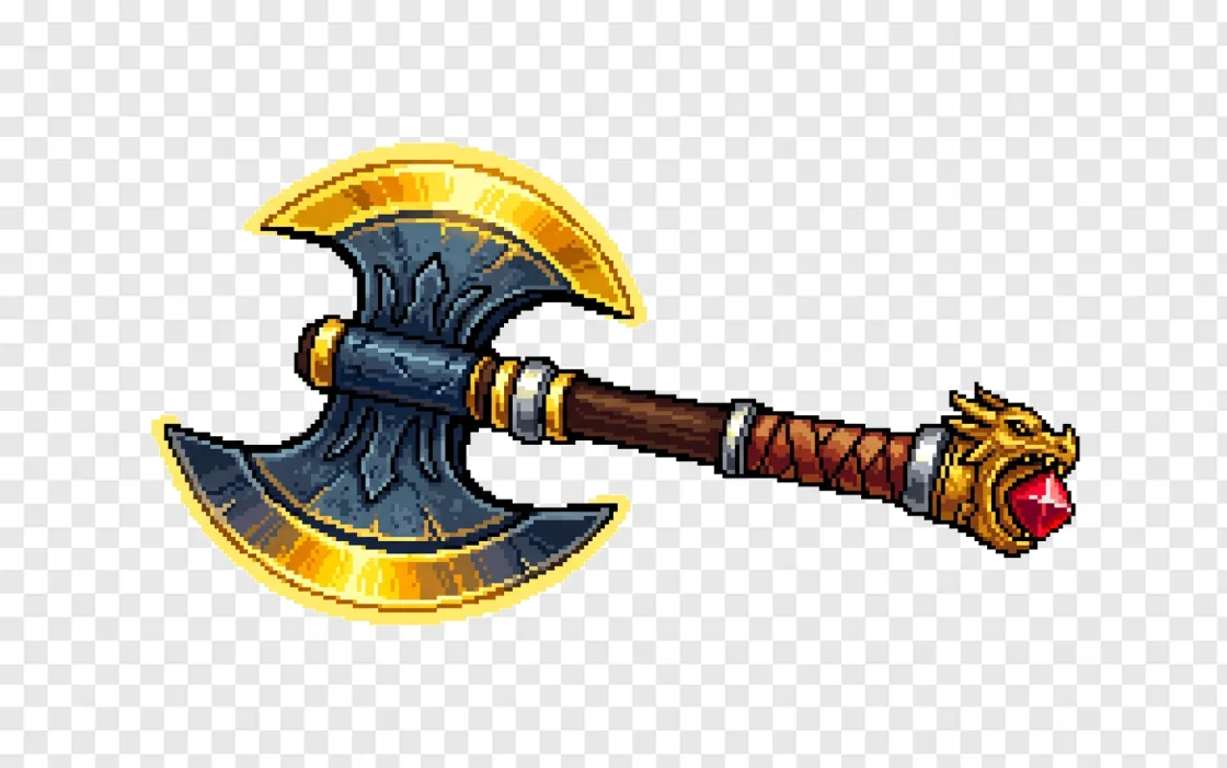 Golden Axe Weapon PNG Transparent Image