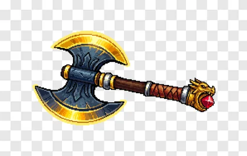 Golden Axe Weapon PNG Transparent Image