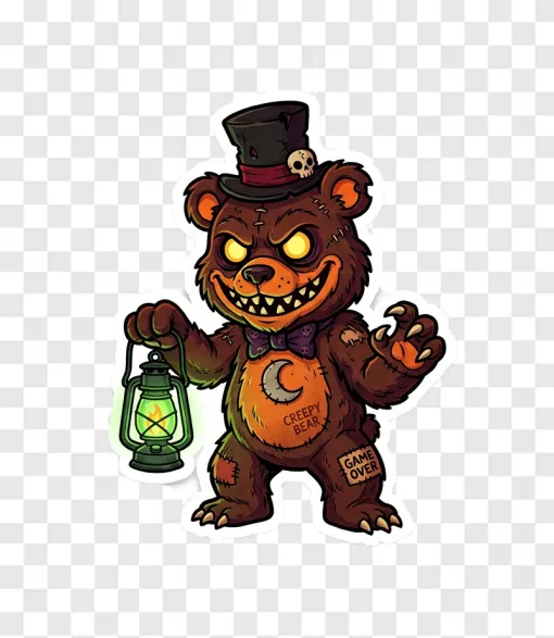 Hello Neighbor Freddy Bear Character PNG