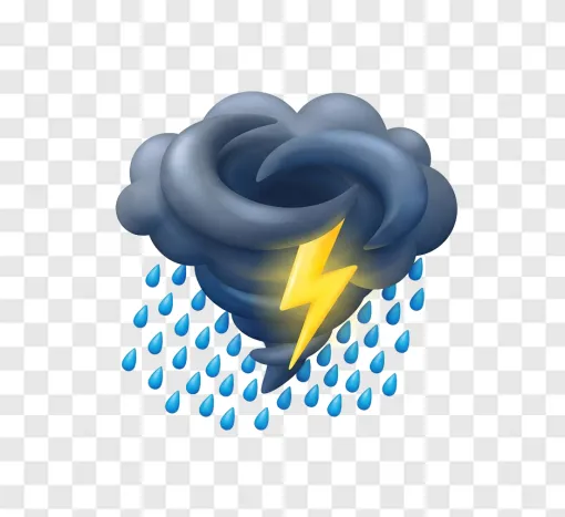 Tropical Storm Weather Icon PNG