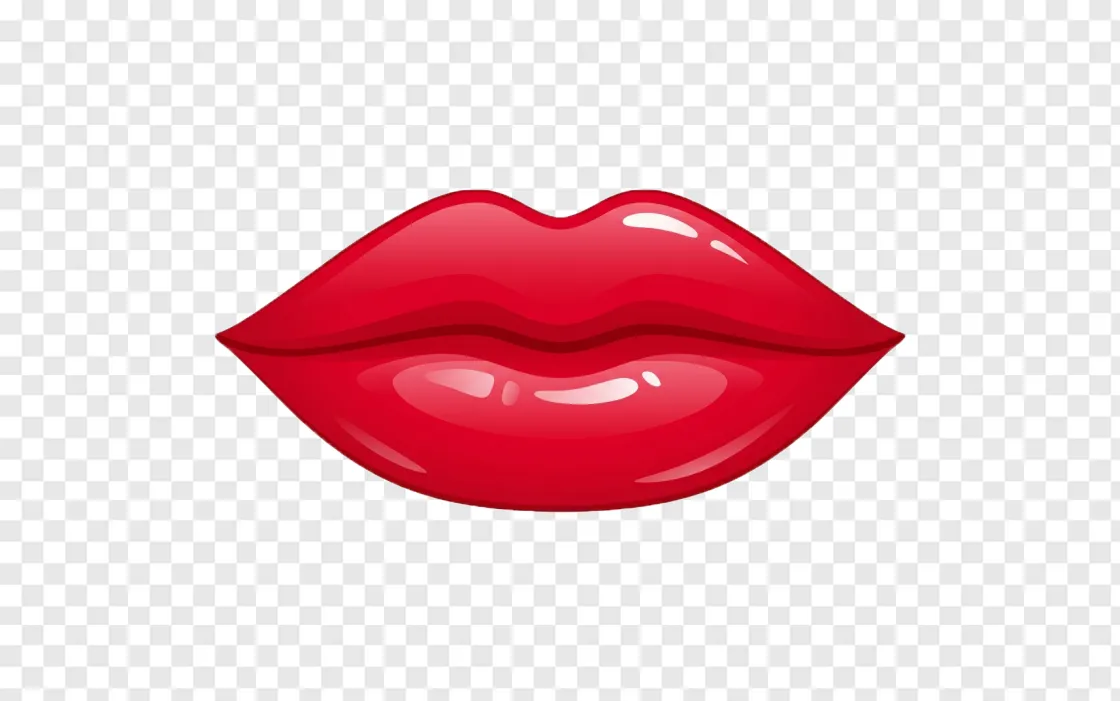 Glossy Lips PNG Transparent Image