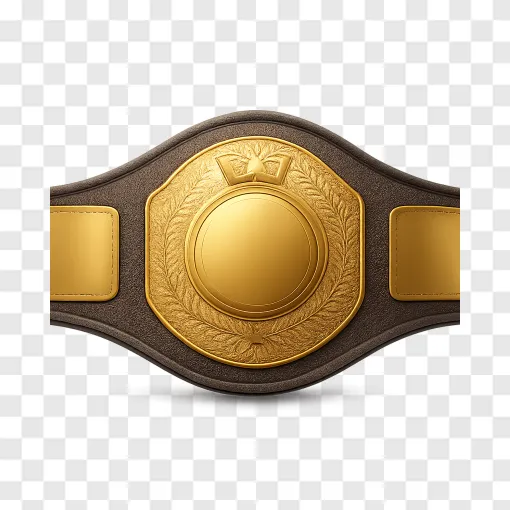 Boxing Championship Belt PNG Transparent Image