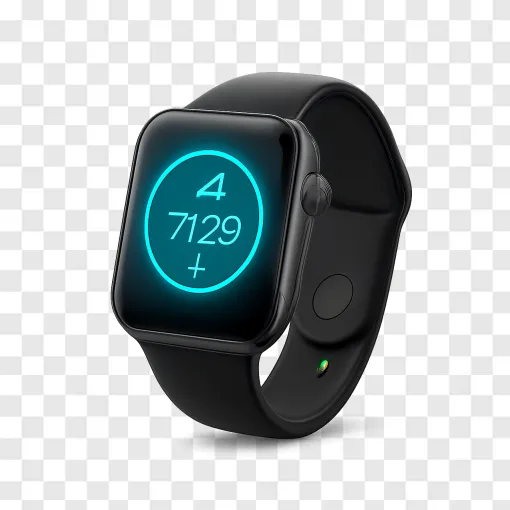 Modern Smartwatch PNG Transparent Background