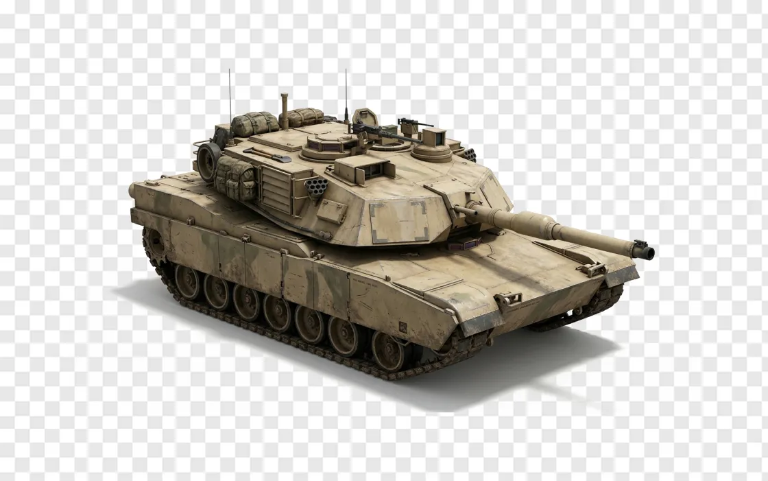 Futuristic Military Tank PNG Transparent Image