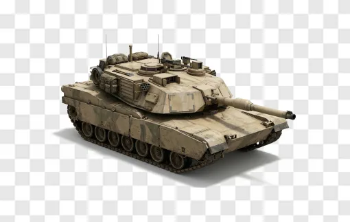 Futuristic Military Tank PNG Transparent Image