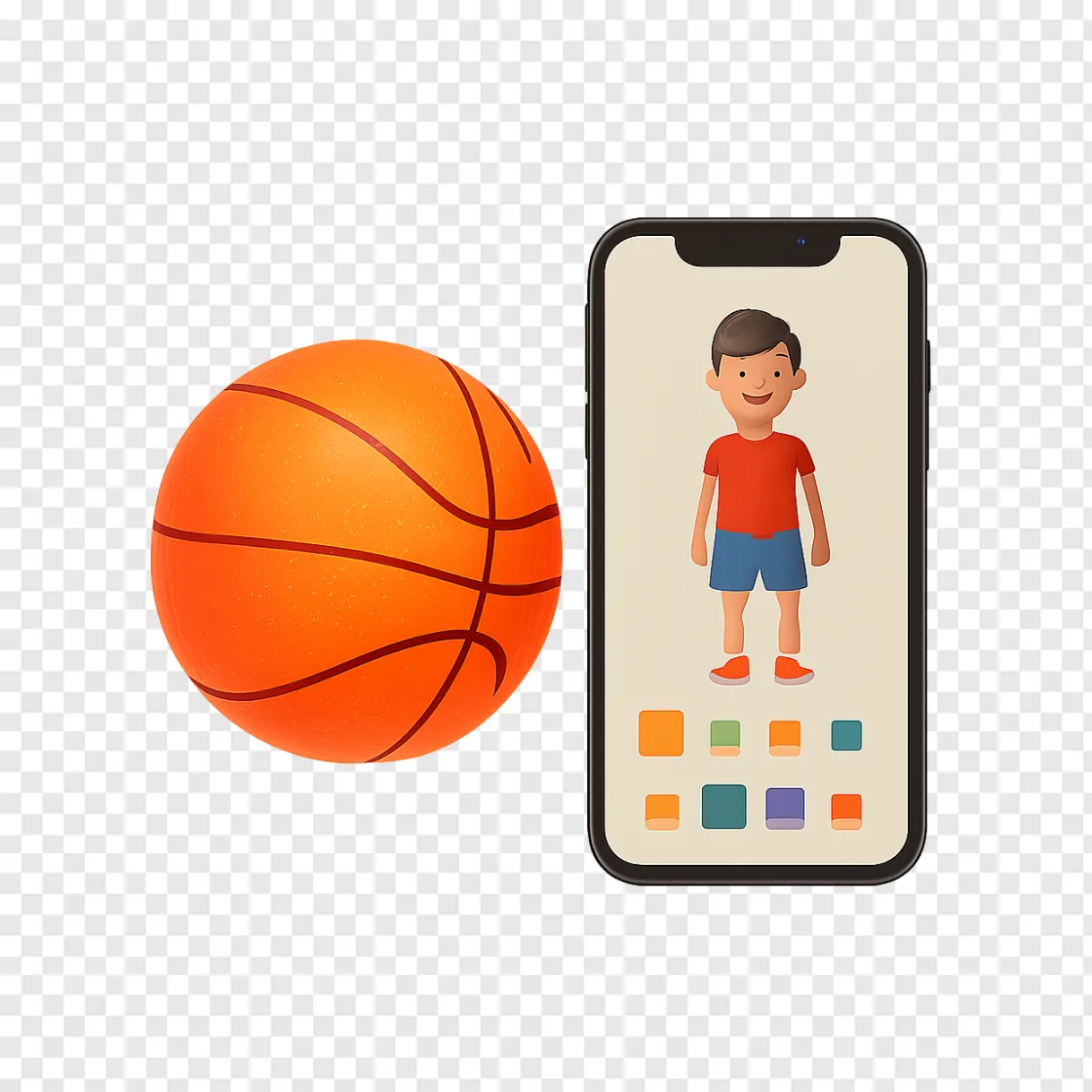 Basketball Gaming App PNG Image For Gamers