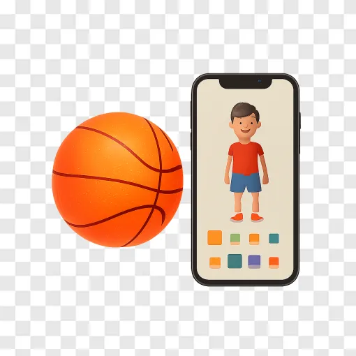 Basketball Gaming App PNG Image For Gamers