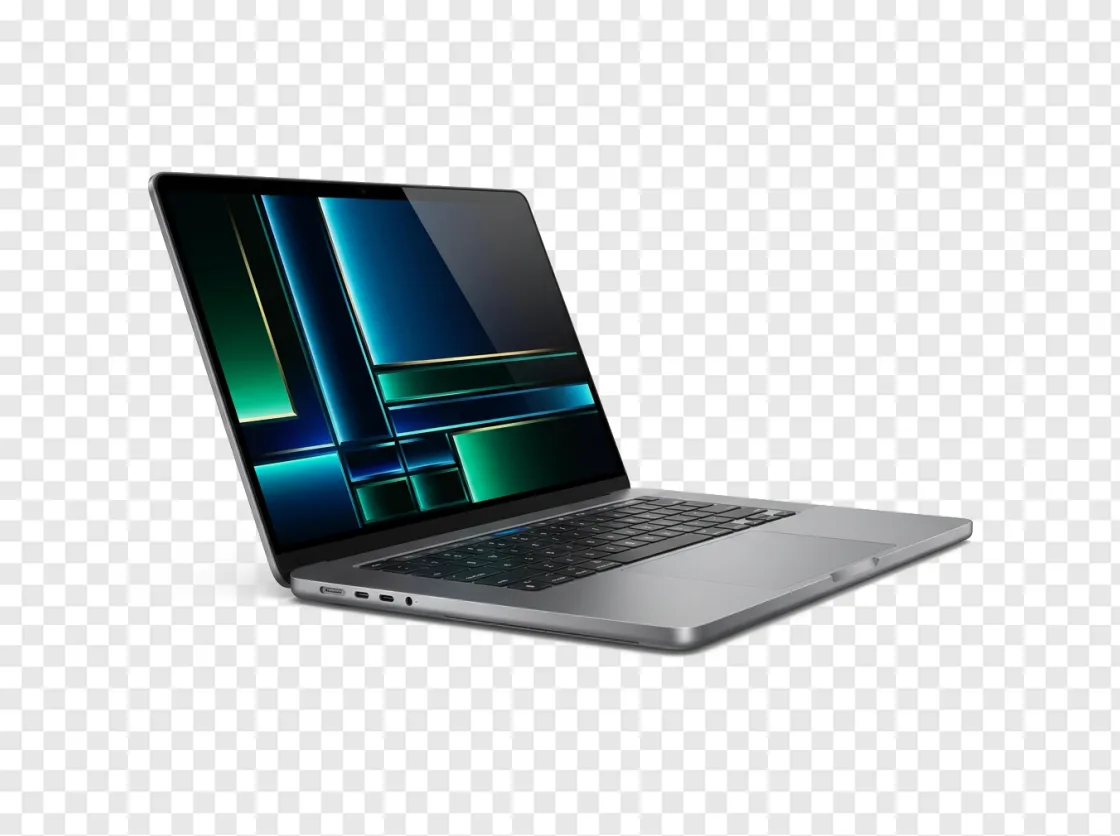 Modern Laptop PNG Transparent Background