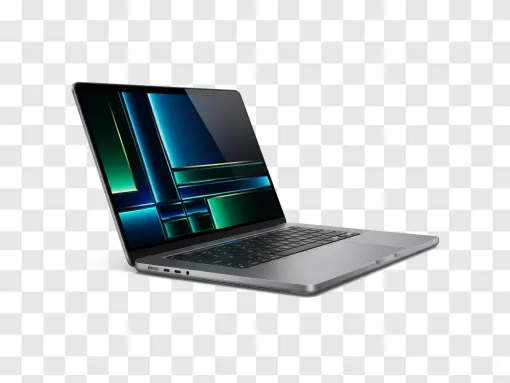 Modern Laptop PNG Transparent Background