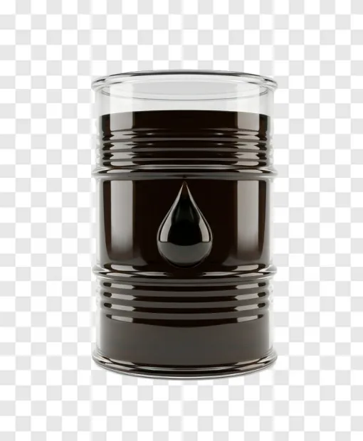 Crude Oil Barrel PNG Image For Financial Design