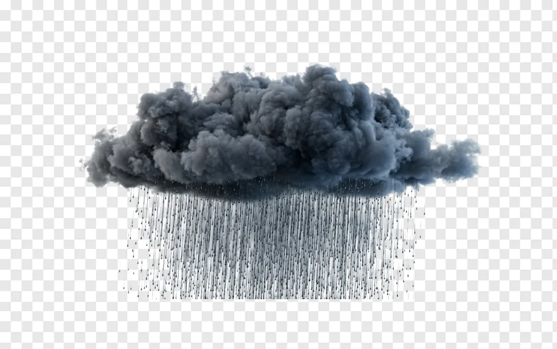 Heavy Rain Cloud PNG Transparent Background