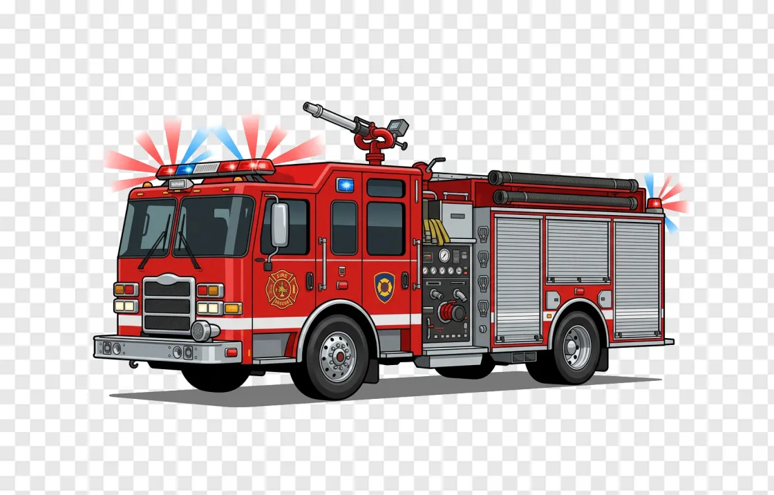 Wildfire Emergency Vector PNG Transparent Background