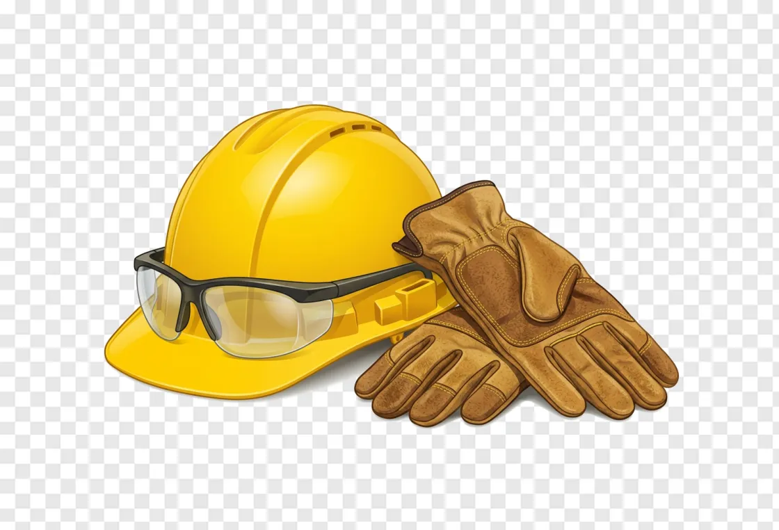Utility Worker Hard Hat PNG Transparent Image