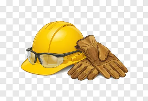 Utility Worker Hard Hat PNG Transparent Image
