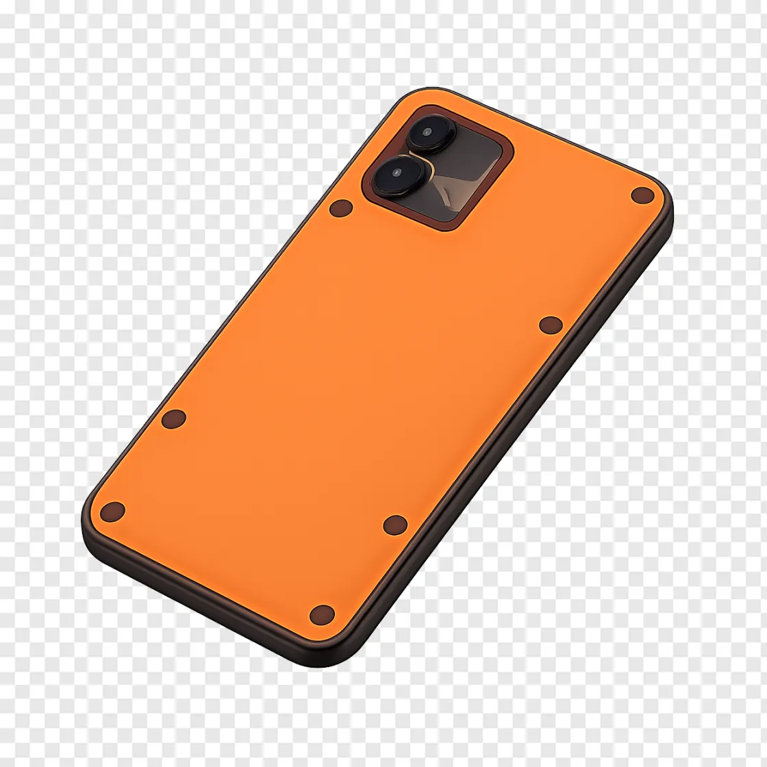 Modern Budget Smartphone PNG Image With Transparent Background