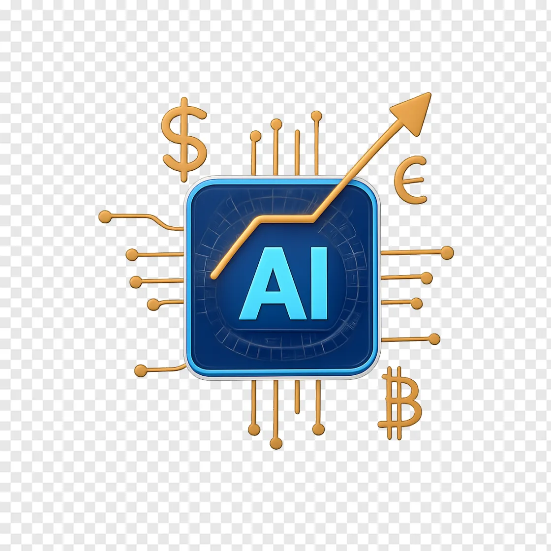 AI Investment And Growth PNG Concept