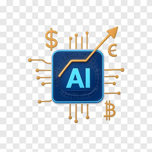AI Investment And Growth PNG Concept