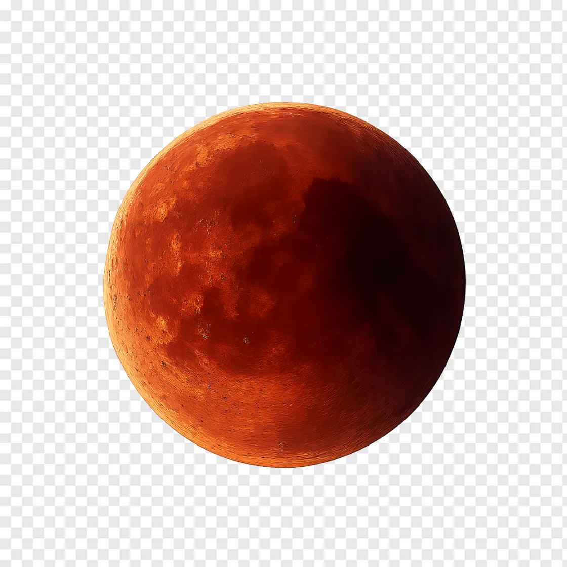 Blood Moon PNG Transparent Image