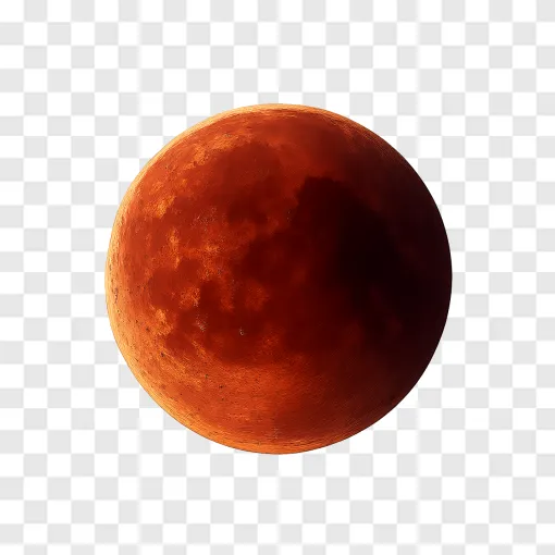 Blood Moon PNG Transparent Image
