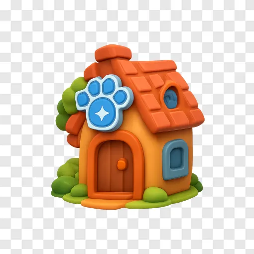 Secret House Gaming Concept PNG