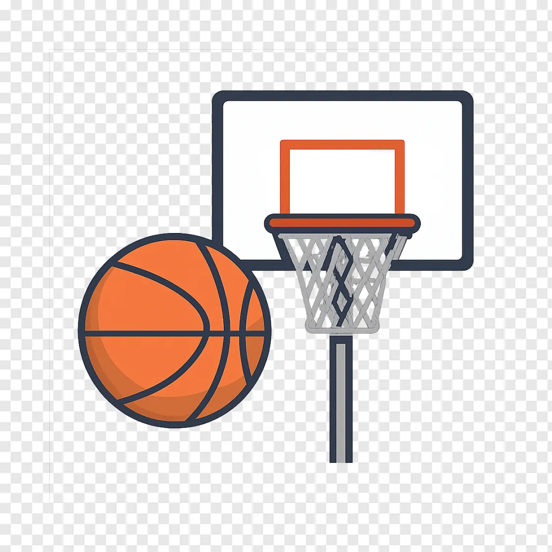 Basketball Transparent PNG Image For Sports Designs