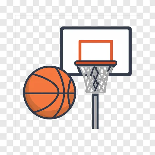 Basketball Transparent PNG Image For Sports Designs