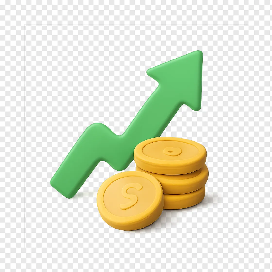 Stock Market Chart PNG Graphic For Financial Reports