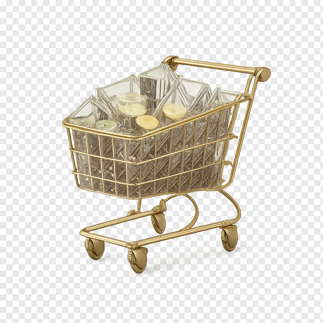 US Retail Finance And Shopping Cart PNG Image