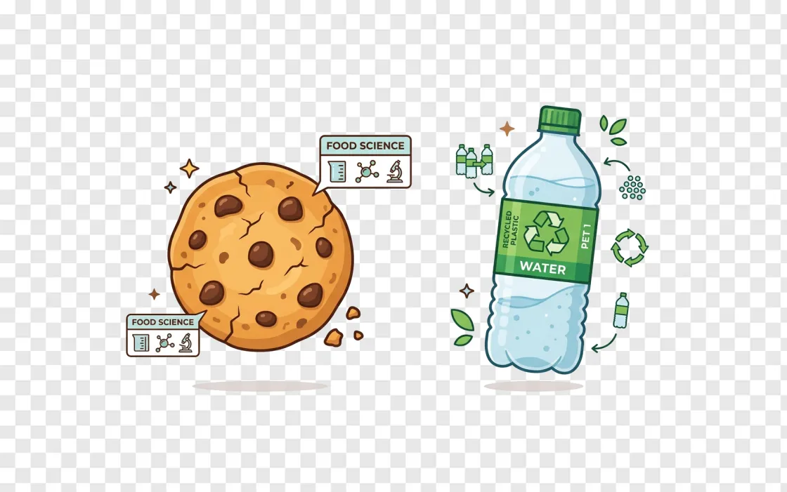 Eco-Friendly Cookie PNG Vector Illustration