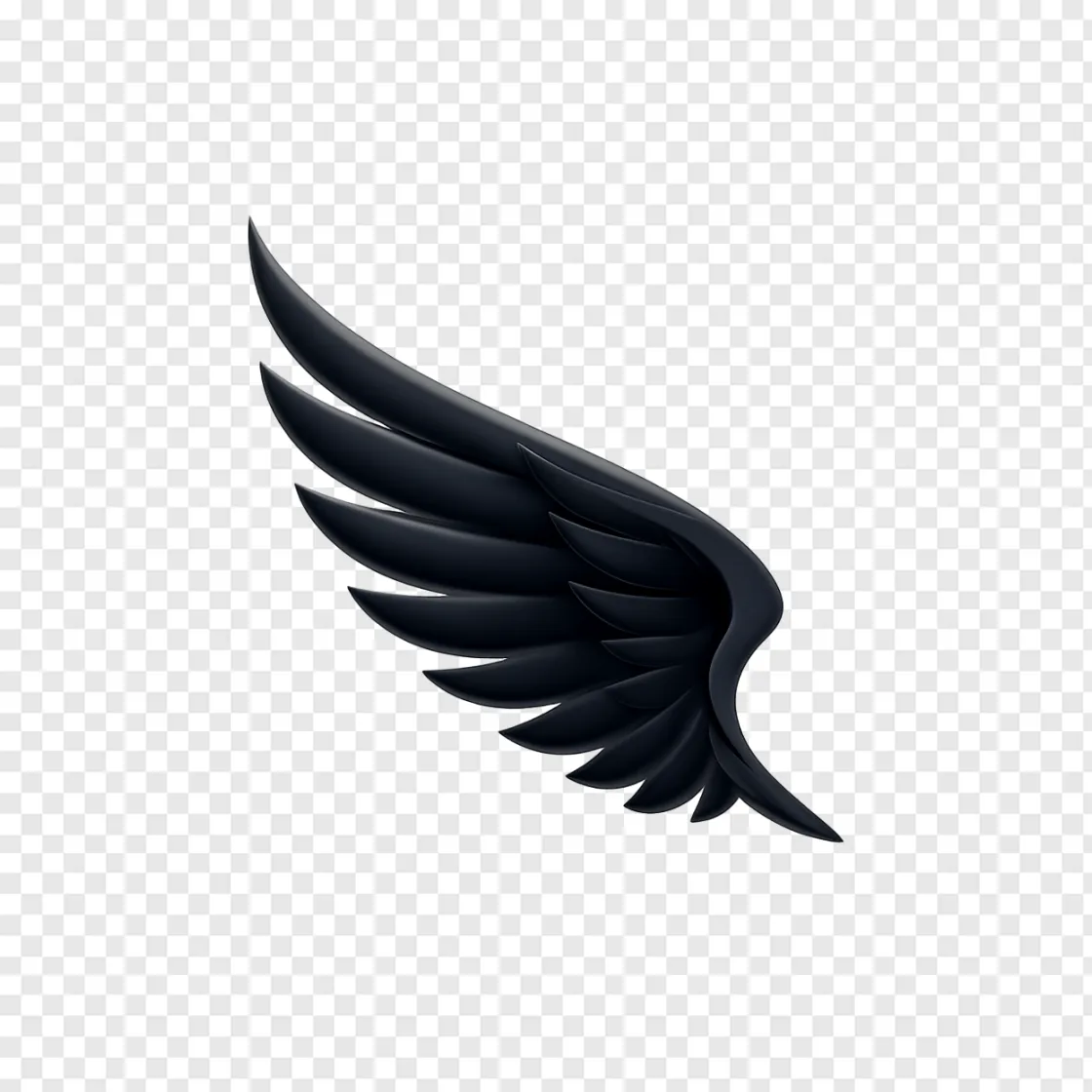 Fallen Angel Music Concept PNG Design
