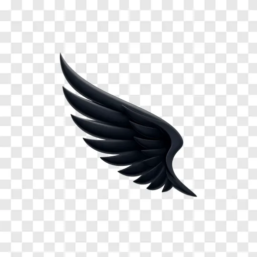 Fallen Angel Music Concept PNG Design