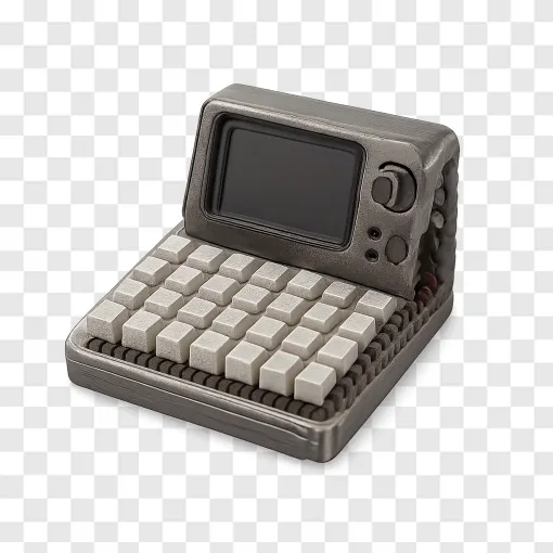 Retro Cyberdeck DIY Tech PNG Transparent Image