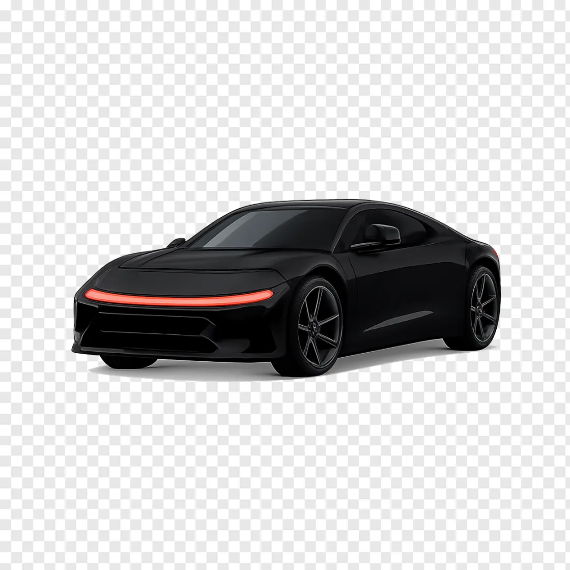 Knight Rider Futuristic Car PNG Transparent Image