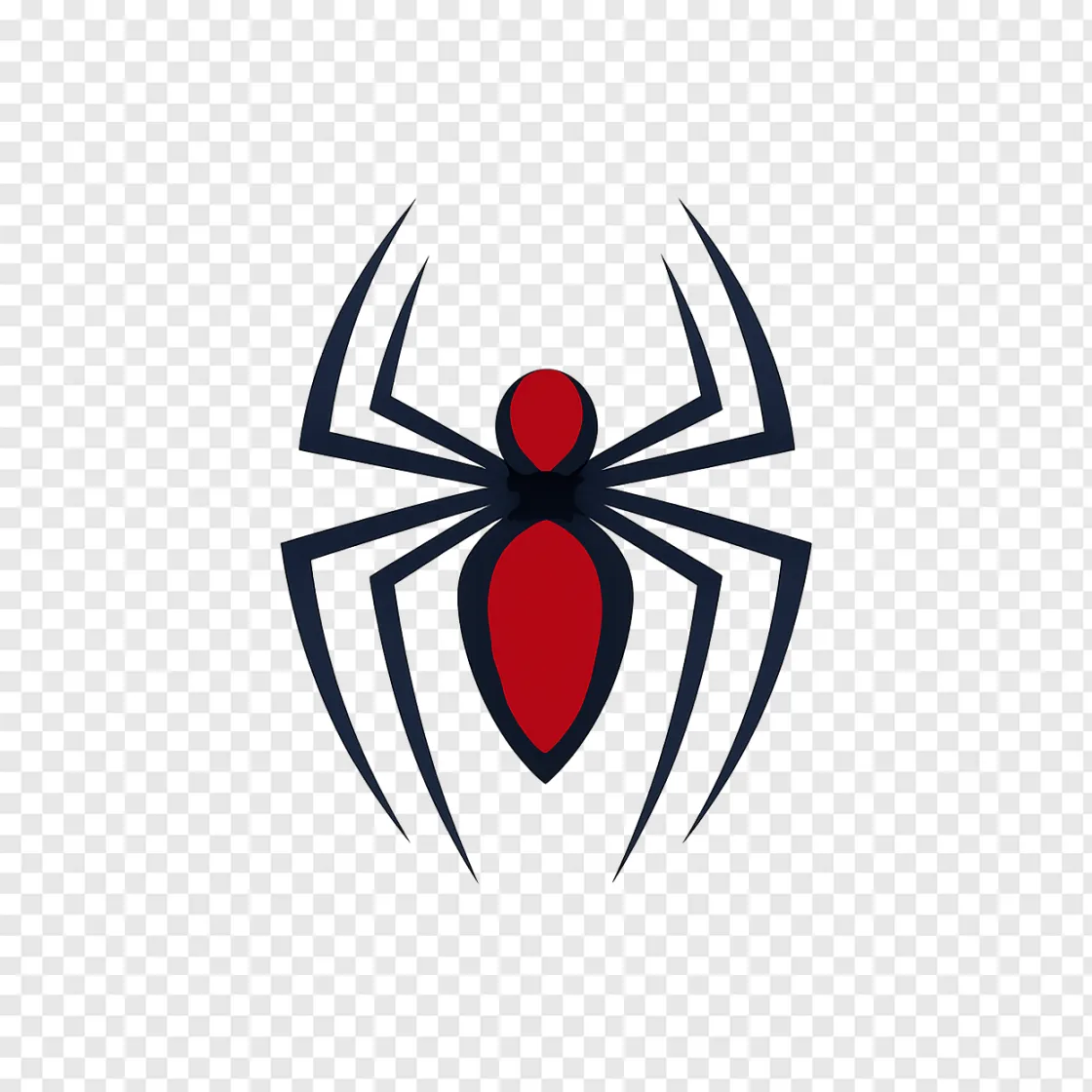 Spider Hero Emblem PNG Vector Free Download