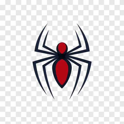 Spider Hero Emblem PNG Vector Free Download