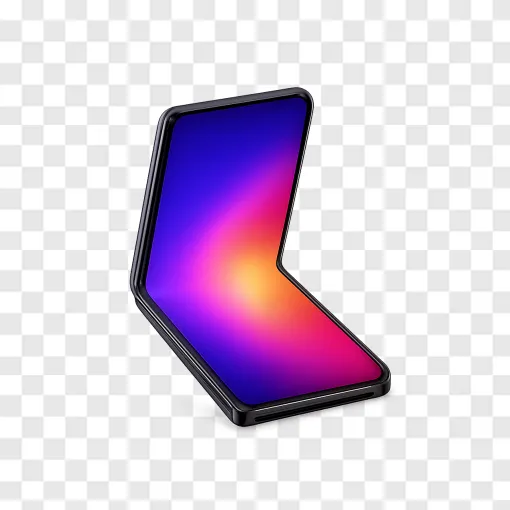 Foldable Phone PNG Transparent Image