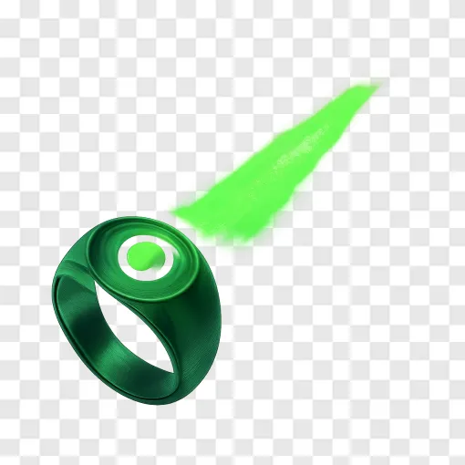 Green Lantern Ring PNG Icon Transparent Background