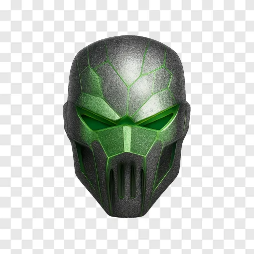 Sci-Fi Villain Mask PNG Transparent Image
