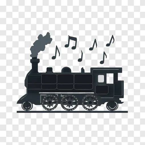 Vintage Steam Train PNG Image For Free Download