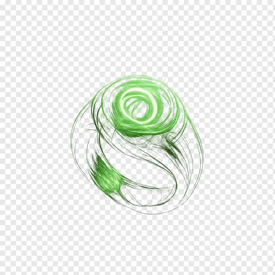 Green Lantern Ring PNG Transparent Background