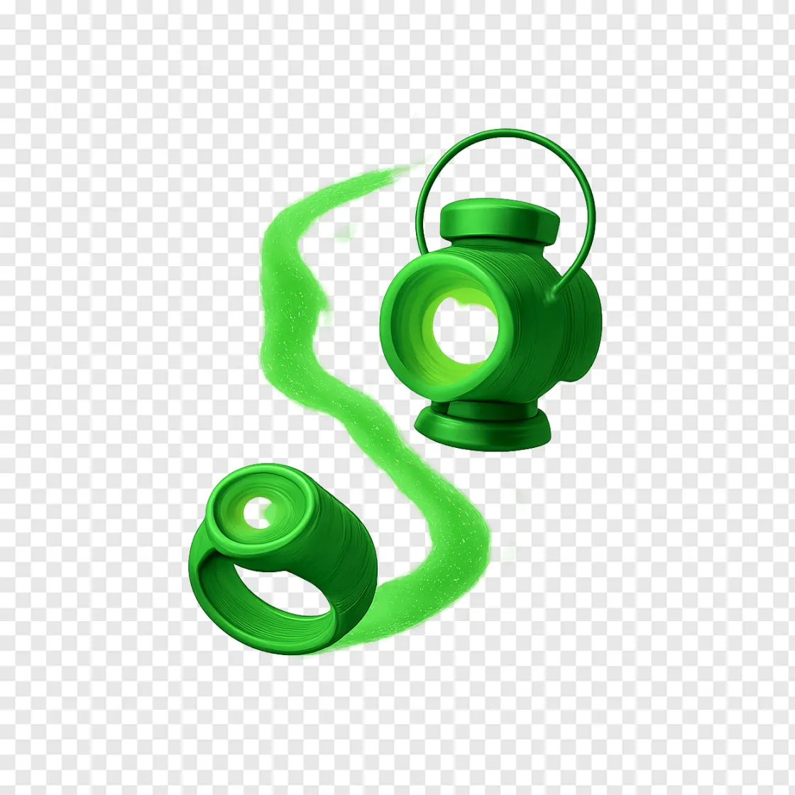 Green Lantern Glow Cosmic Icon PNG