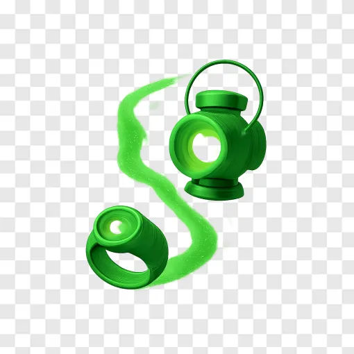 Green Lantern Glow Cosmic Icon PNG