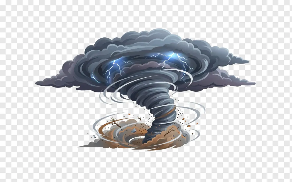 Tornado PNG Transparent Background Image
