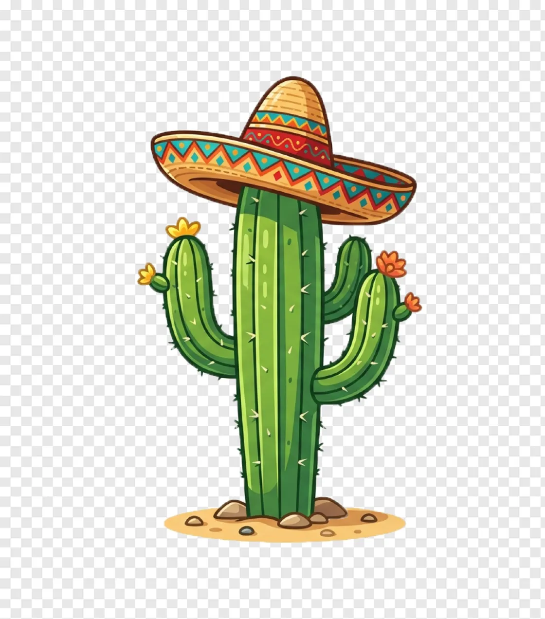 Sonora Cactus PNG Transparent Background