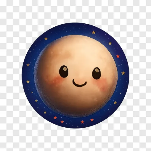 Pluto Planet PNG Transparent Background