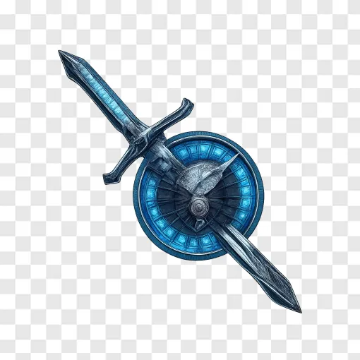 The Witcher Wolf Medallion PNG Transparent Image