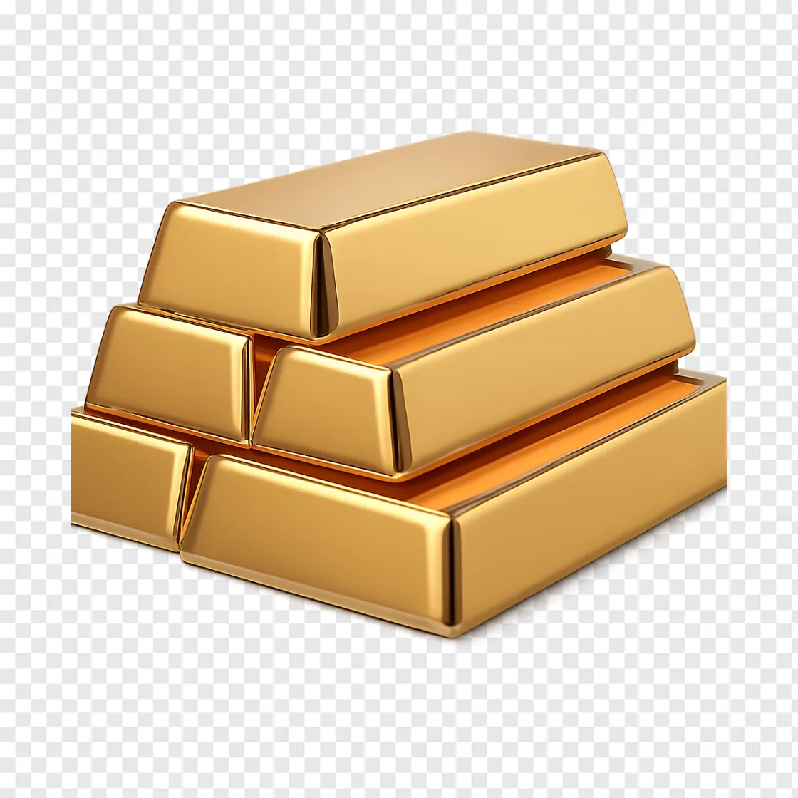 Gold Bar PNG: High-Res Bullion Images For Financial Projects