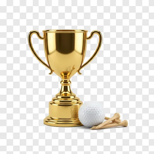 Golf Trophy PNG Image With Transparent Background